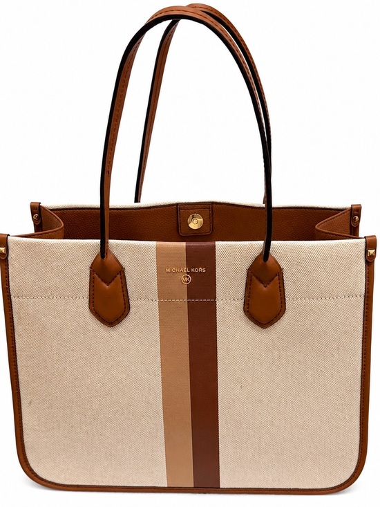 Michael Kors Handbags - Michael Kors Heidi Large Canvas Tote Bag NWT